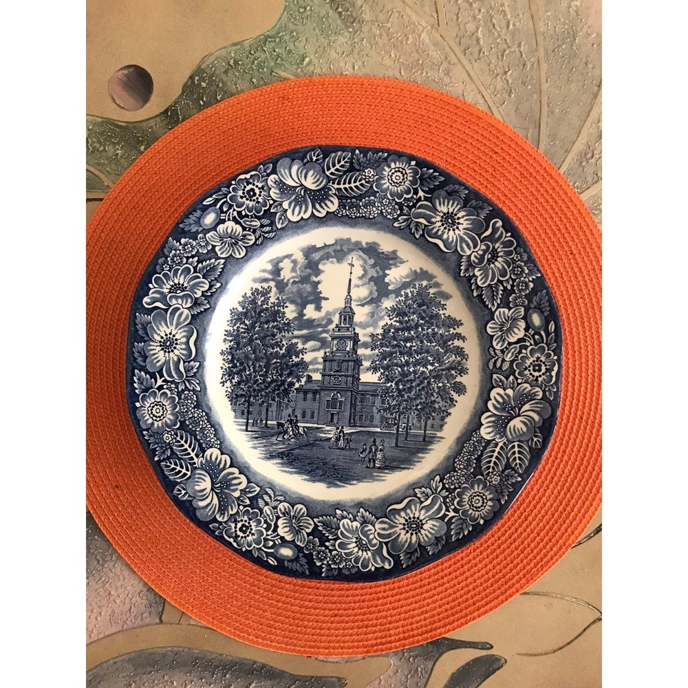 3 Vintage Liberty Blue Dishes